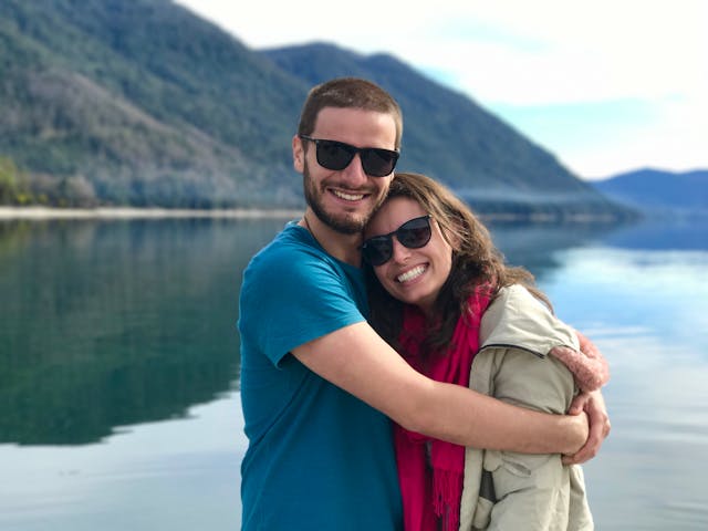 Photo by Fernanda Latronico: https://www.pexels.com/photo/hugging-couple-near-the-body-of-water-802374/